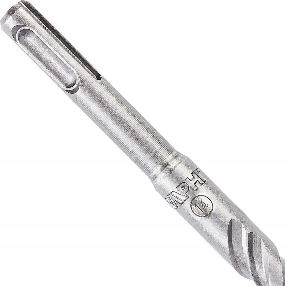 Wiertło SDS Plus gelžbetonio grąžtas 14 x 450 mm, keturių dalių