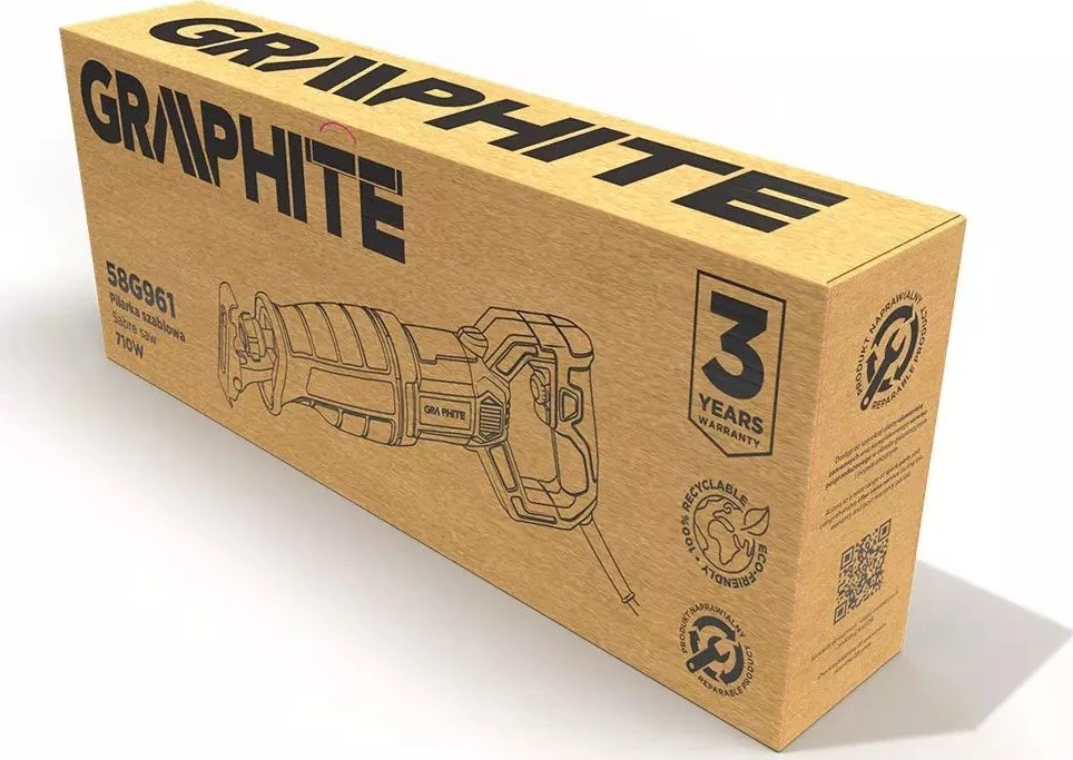 Graphite pjūklas 710 W slankiojantis pjūklas