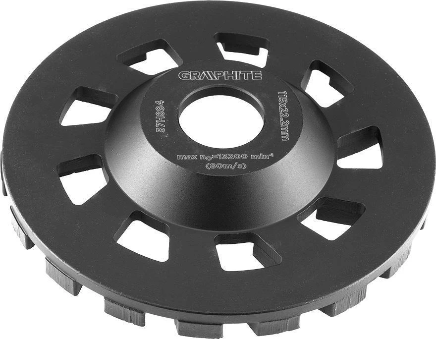Tarcza Deimantinis šlifavimo diskas 115 x 22,2 x 5 mm, segmentas C