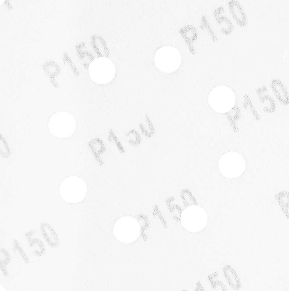 Krążki Šlifavimo diskai 150 mm, xa0K150, 5 vnt., su 8 skylėmis, 65 mm