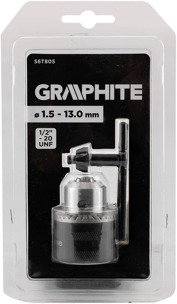 Graphite Laikiklis Greito užveržimo grąžto griebtuvas, 1/2"-xa020 UNF, 1,5-13,0 mm