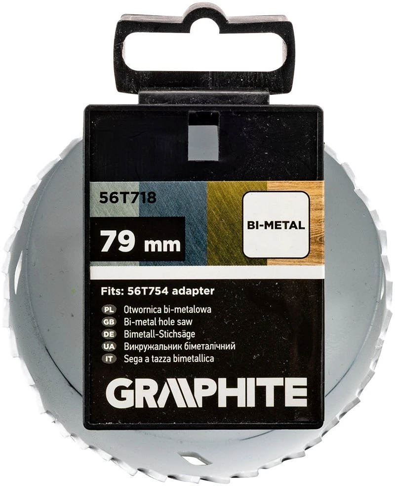 Graphite Otwornica Bimetalinis skylių pjūklas 79 mm