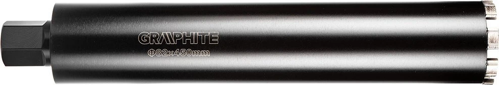 Graphite Otwornica Deimantinis skylių pjūklas grąžtui 58G540 82 x 450 mm x 8T