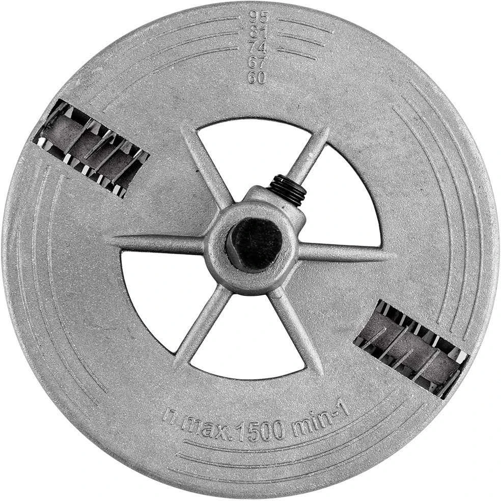 Otwornice Skylėms gręžti medienai 60–95 mm, aukštis 40 mm, 5 vnt. rinkinys