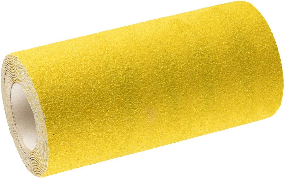 Papier Geltonas švitrinio popieriaus ritinėlis 2,5 m x 115 mm, P40