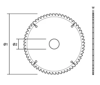 Tarcza Pjovimo diskas, 165 x 30 mm