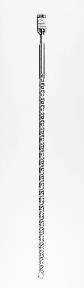 Wiertło SDS Plus dvigubas spiralinis betono grąžtas 25 x 1000 mm