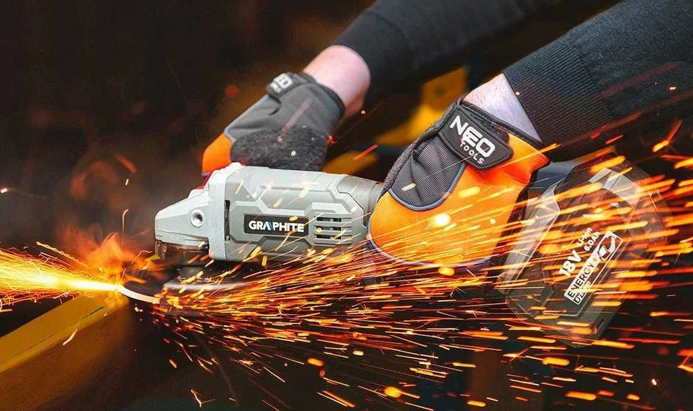 Graphite Šlifuoklis katowa akumuliatorinė Energy+ 125mm