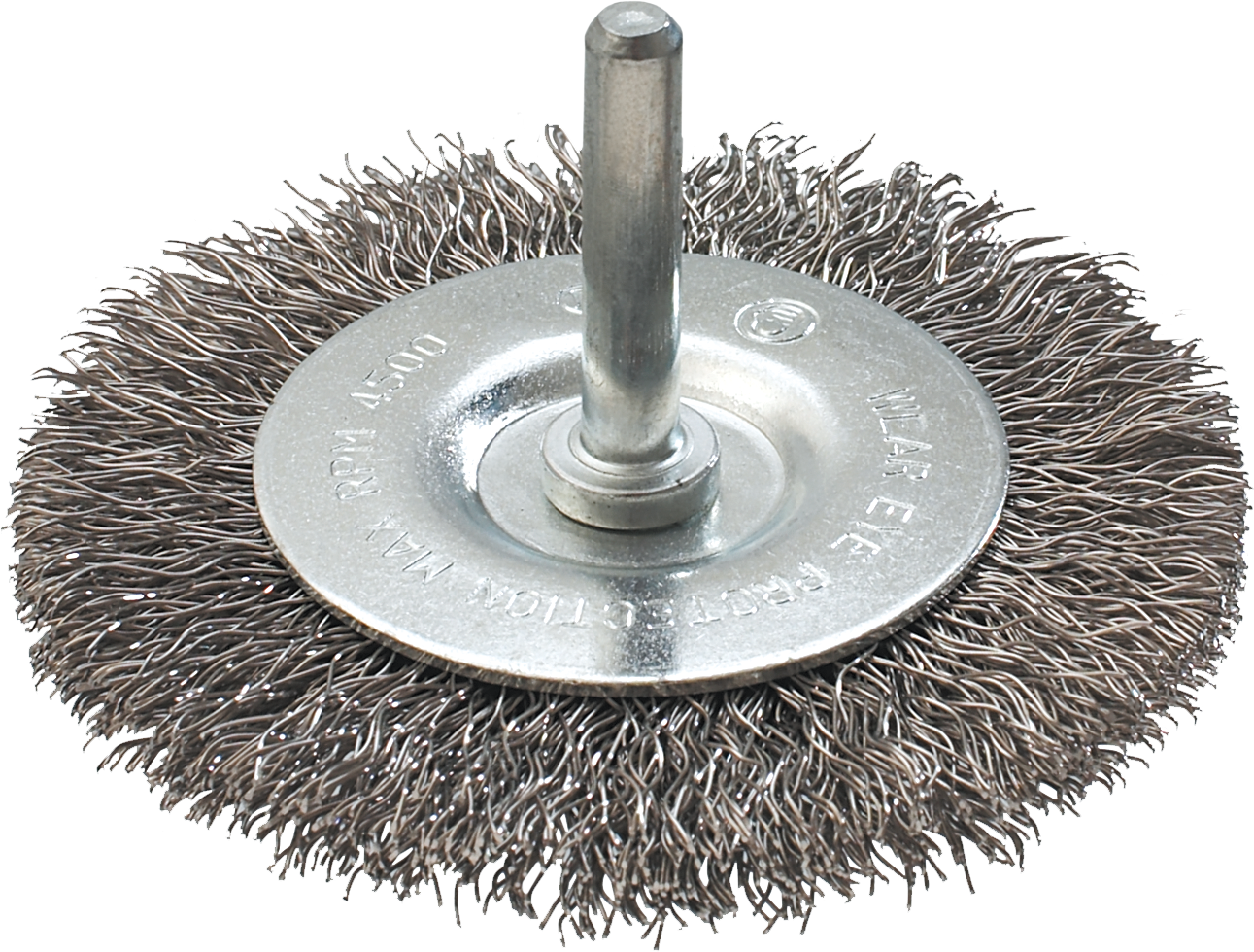 Szczotka Vielinis diskinis šepetys su velenu Graphite 50mm INOX - 57H601