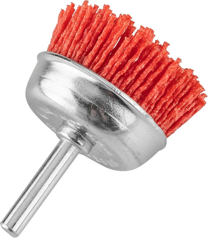 Graphite Szczotka 50 mm nailono puodelio formos šepetys su 6 mm kotu