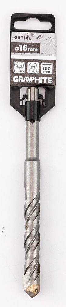 Wiertło SDS Plus dvigubas spiralinis betono grąžtas 16 x 160 mm