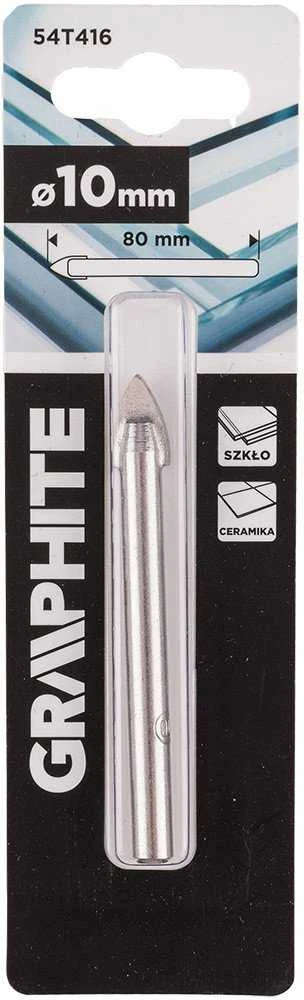 Wiertło 10 mm stiklo grąžtas