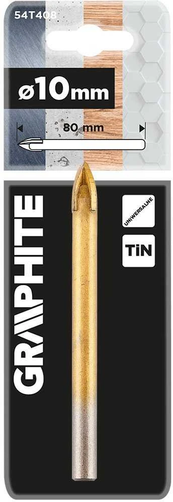 Wiertło TiN universalus grąžtas, 10 mm
