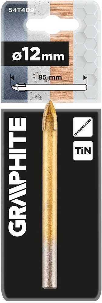Wiertło TiN universalus grąžtas, 12 mm