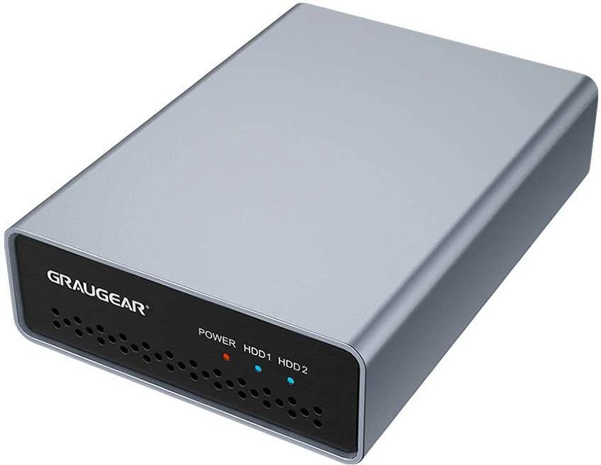 GAU GRAUGEAR G-25RD2-AC-10G saugojimo diskų korpusas HDD / SSD aptvaras Sidabras 2.5″