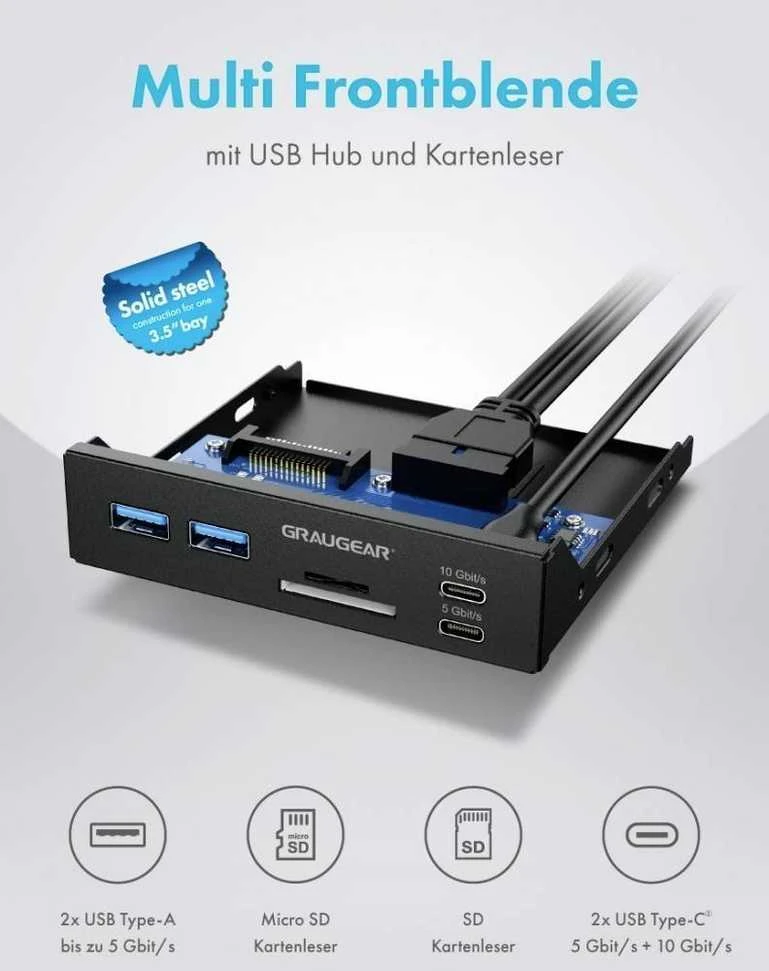GAU GRAUGEAR G-MP01CR sąsajos plokštė / adapteris Vidinis