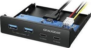 GAU GRAUGEAR G-MP02 kompiuterio korpuso dalis Universalus Priekinis skydelis