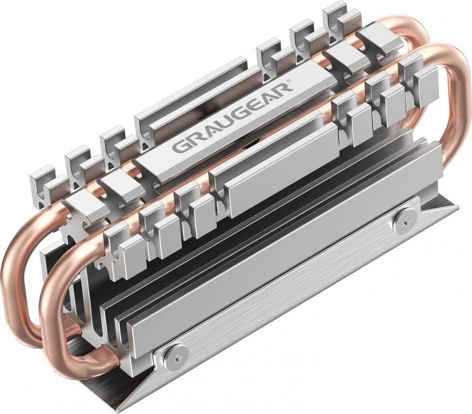 Graugear Pilkas Heatpipe Heatsink for M.2 2280 SSD