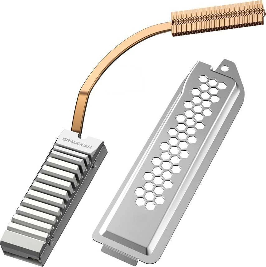 „Graugear M.2 NVMe SSD“ šilumos vamzdžių aušintuvas su dangteliu, skirtas „PlayStation 5“