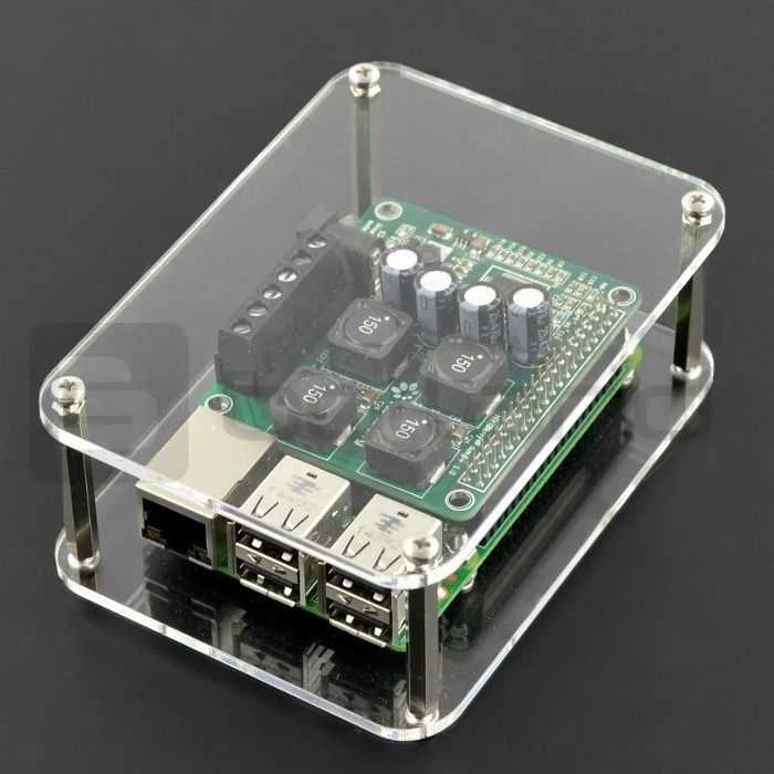 Gravlaser Oem Raspberry Pi dėžutė - permatoma atvira