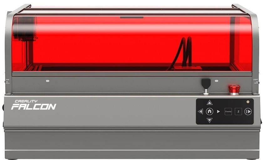 Creality Falcon2 Pro S 40W su raudonu apsauginiu dangčiu