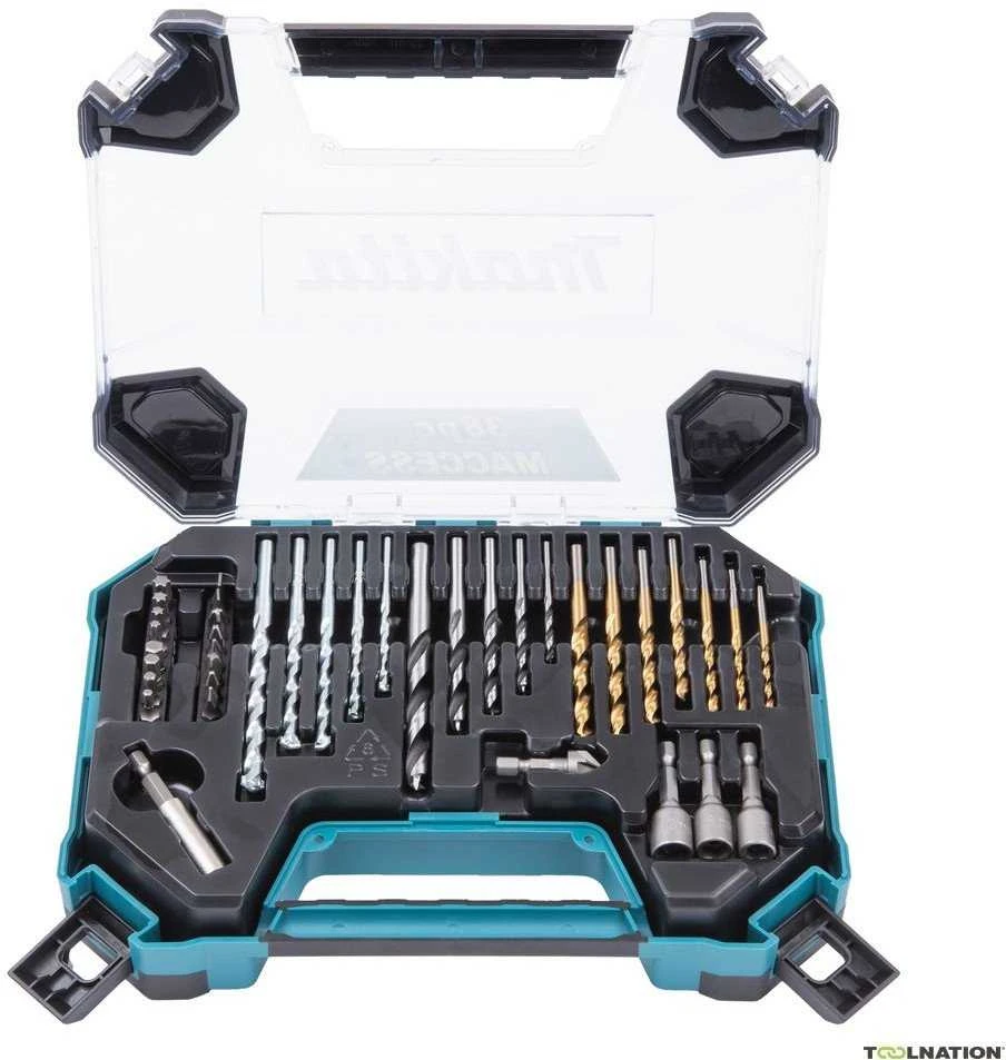 Grąžtas Makita MACCESS Grąžtų ir sukimo antgalių rinkinys 38 vnt. E-22573