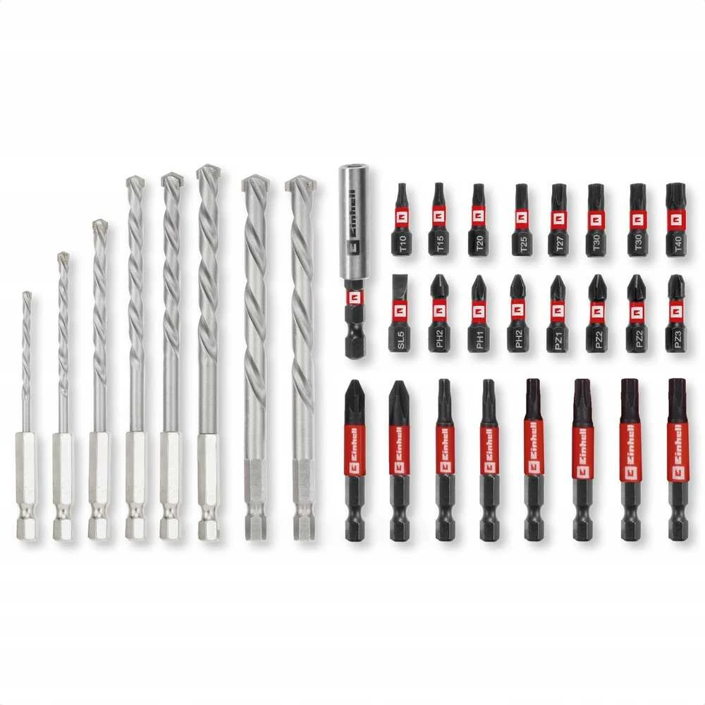 Grąžtas Einhell grąžtų RINKINYS GRĄŽŲ IR GRĄŽŲ 33 Vnt. M-CASE 49108753