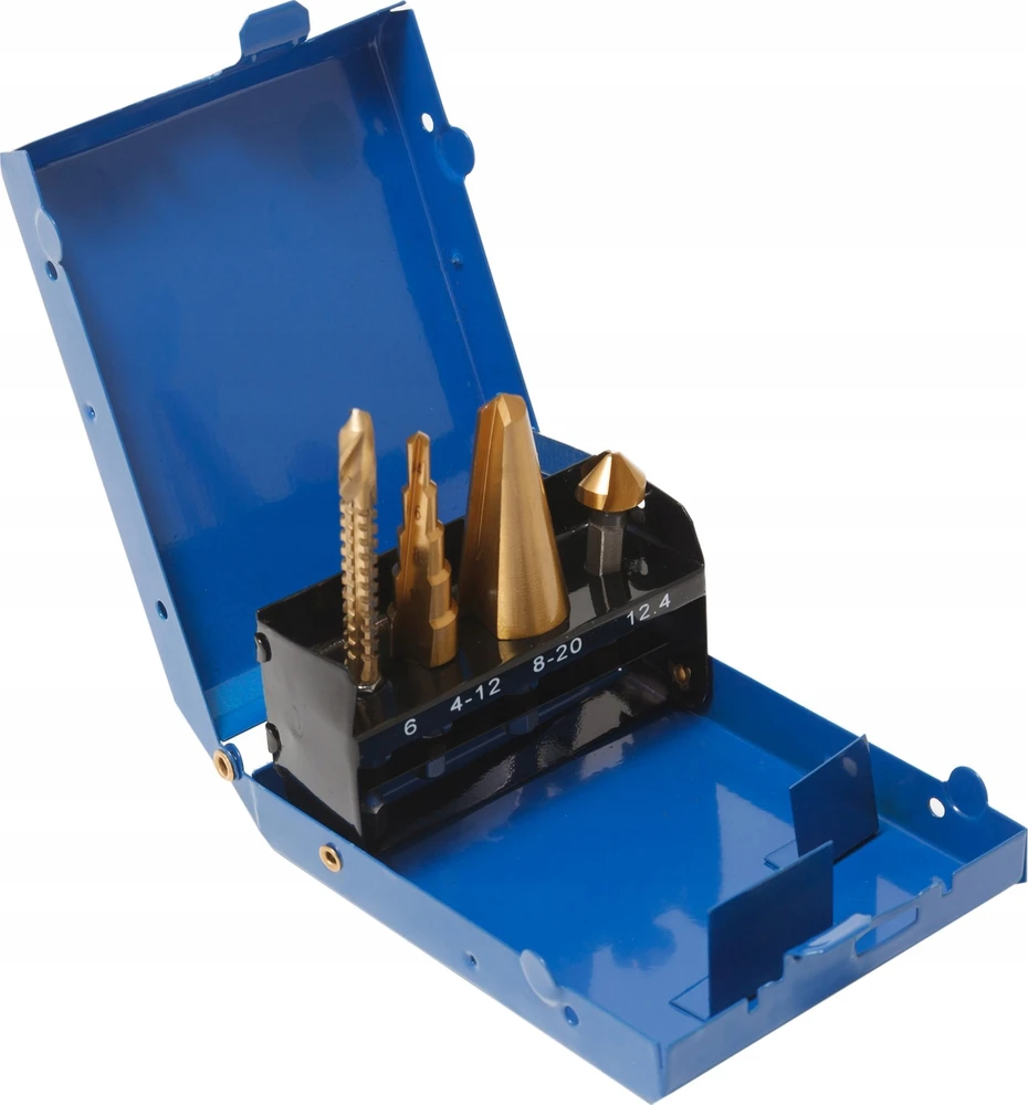 Grąžtas Forsage Pašaro gręžimo grąžtai Reamer Countersink SET 4 EL