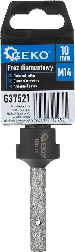 Geko grąžtas Deimantinis frezas 10mm M14 (10/100)