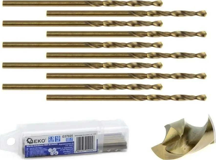 Grąžtas Geko HSS kobalto grąžtas metalui 6,5 mm (10/440)