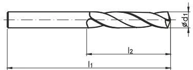 Fanar HSS cilindrinis grąžtas 7,4 mm (W2-101811-0740)