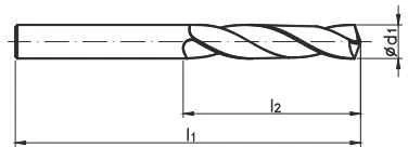 Fanar grąžtas metaliniam HSS cilindriniam 12,2 mm (W2-101811-1220)