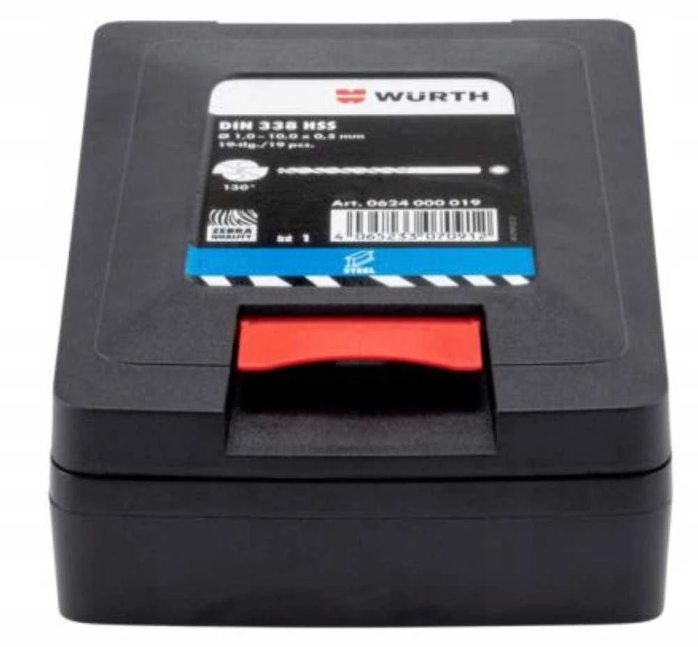 Grąžtas Wiertło Hikoki Rinkinys grąžtų ZEBRA DIN 338-HSS (D1-10)X0,5
