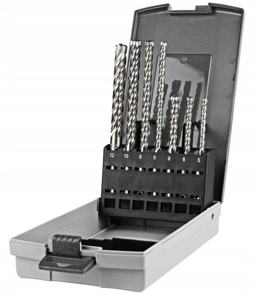 Makita SDS-PLUS Grąžtas NEMESIS 2, 7komplektas E-14928 ( 5x115, 6x115, 6x165, 8x115, 8x165, 10x165, 12x160)