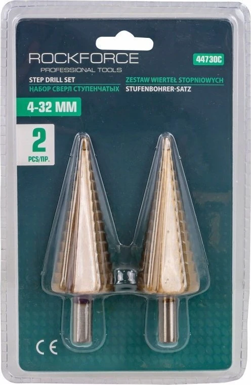 Grąžtas Rockforce Drill Step Drill Set 2vnt.