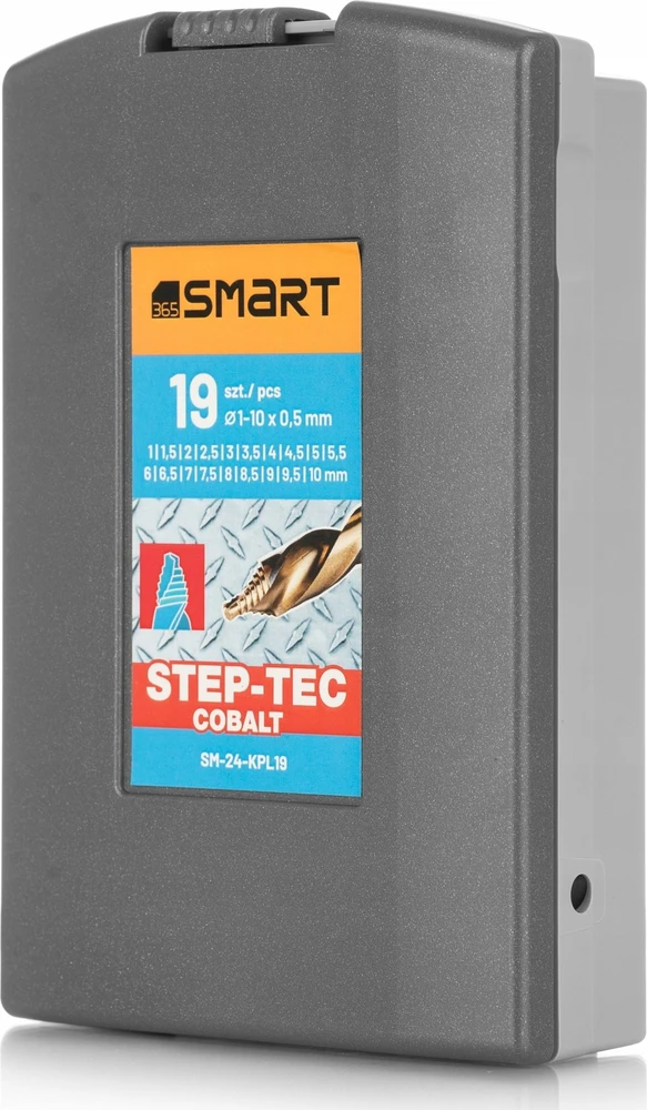 Grąžtas SMART365 grąžtų rinkinys HSS grąžtai kiekvieną žingsnį-tec 19 vnt 1-10x0,5mm