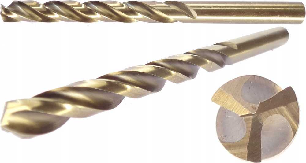 Grąžtas Tvardy Cobalt HSS M35 metalo grąžtas 9,5 mm (1/48/192)