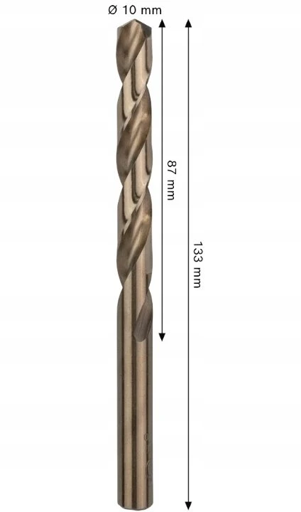 Bosch PRO HSS-Co grąžtas metal. 10,0mm, 1 vnt.