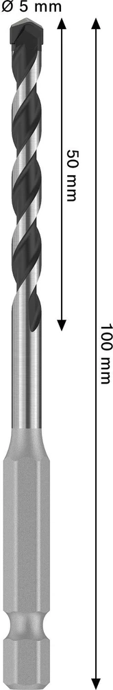 Grąžtas CONCRETE DRILL BIT BOSCH CYL5 5X100 MM