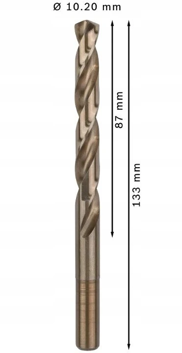Bosch PRO HSS-Co grąžtas metal. 10,2mm, 1 vnt.