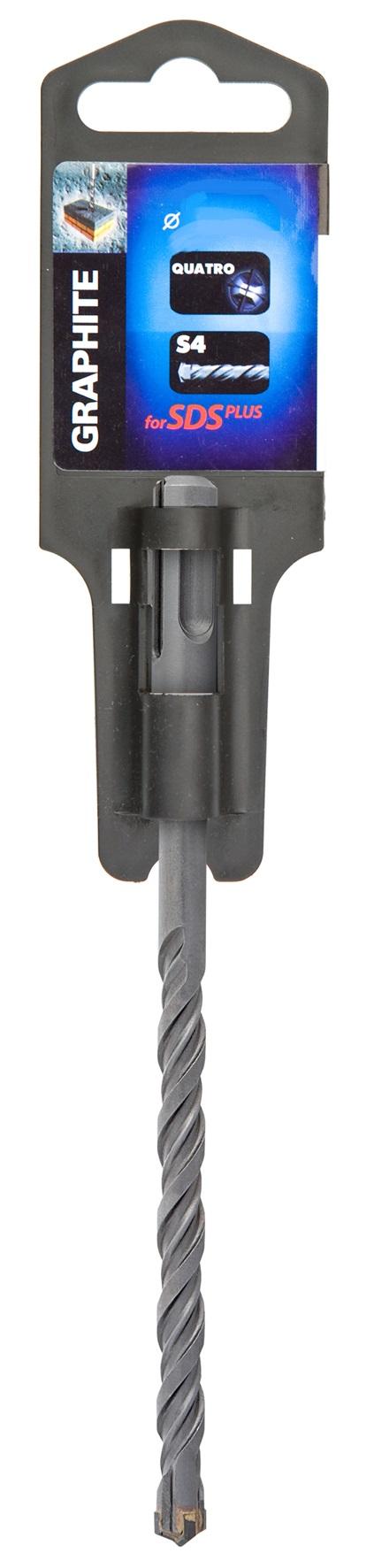 Grąžtas betonui Graphite SDS+ 57H408, 6x160 mm