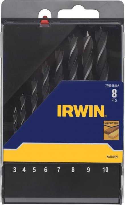 Grąžtas IRWIN grąžtai medienai, 8 vnt. rinkinys