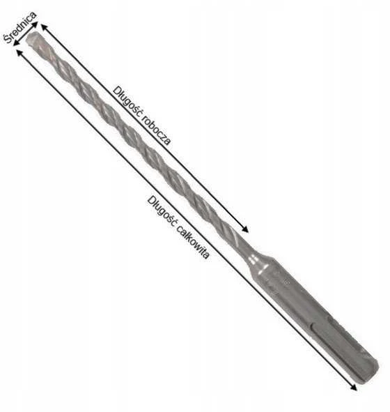 Grąžtas Makita SDS-PLUS Grąžtų Komplektas (5x110, 6x110, 6x160, 8x110, 8x160) B-49052