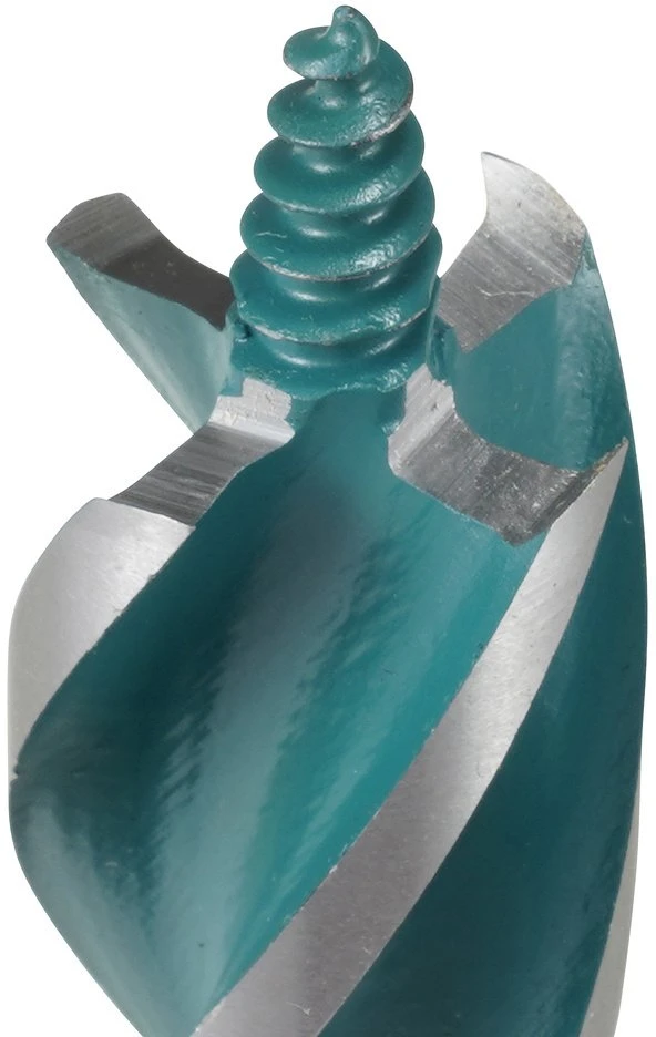 Makita Grąžtas medienai su 4 grioveliais ir 4 pjaunančiomis briaunomis, 22x165 mm, su 1/4" šešiakampiu koteliu E-26674