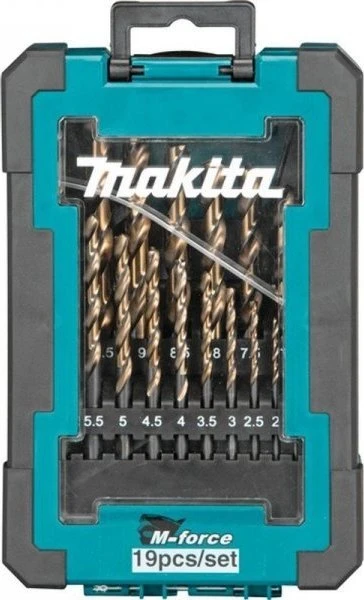 Grąžtas Makita Grąžtų komplektas M-Force 19 vnt. (1-10mm) D-67583