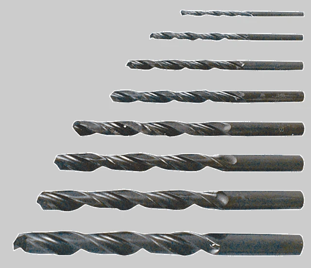 Grąžtas Top Tools Wiertła HSS metalo grąžtai, 3,0–10,0 mm, 8 vnt. rinkinys