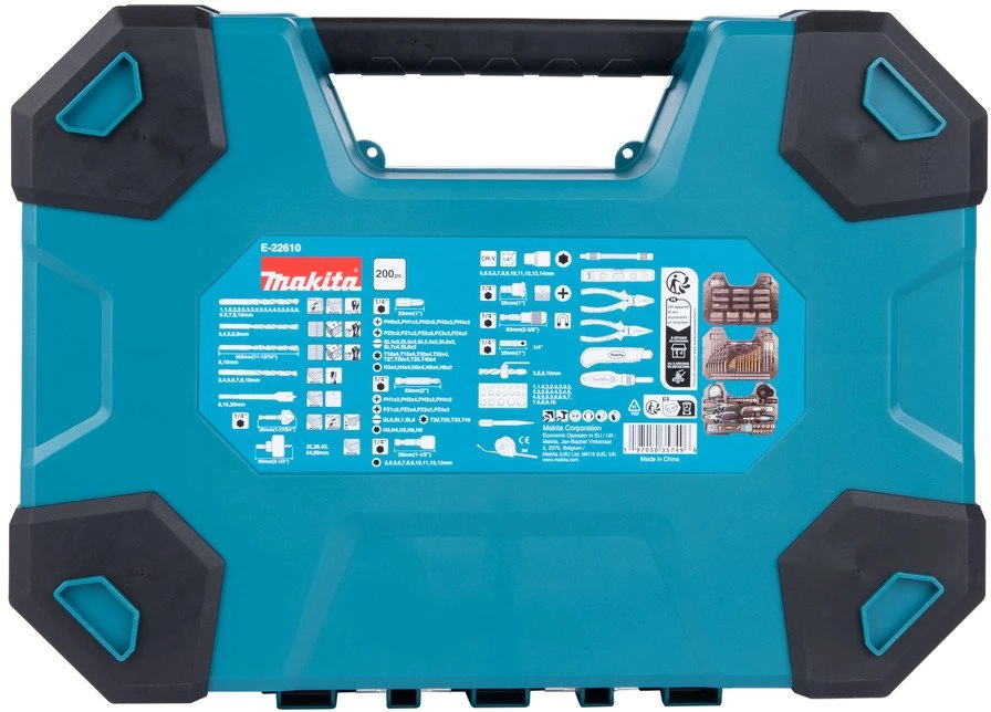 Makita MACCESS Grąžtų ir sukimo antgalių rinkinys 200 vnt. E-22610