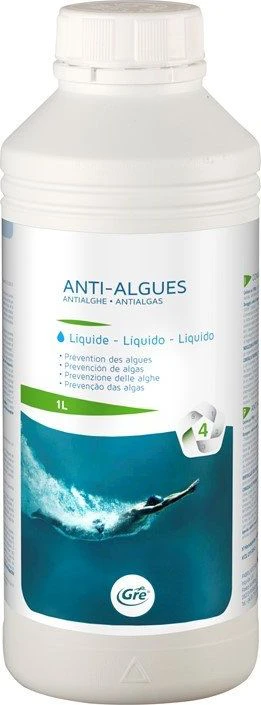 Pool_Expert Priemonė nuo dumblių susidarymo Pool Expert Anti-Algues, 1 l