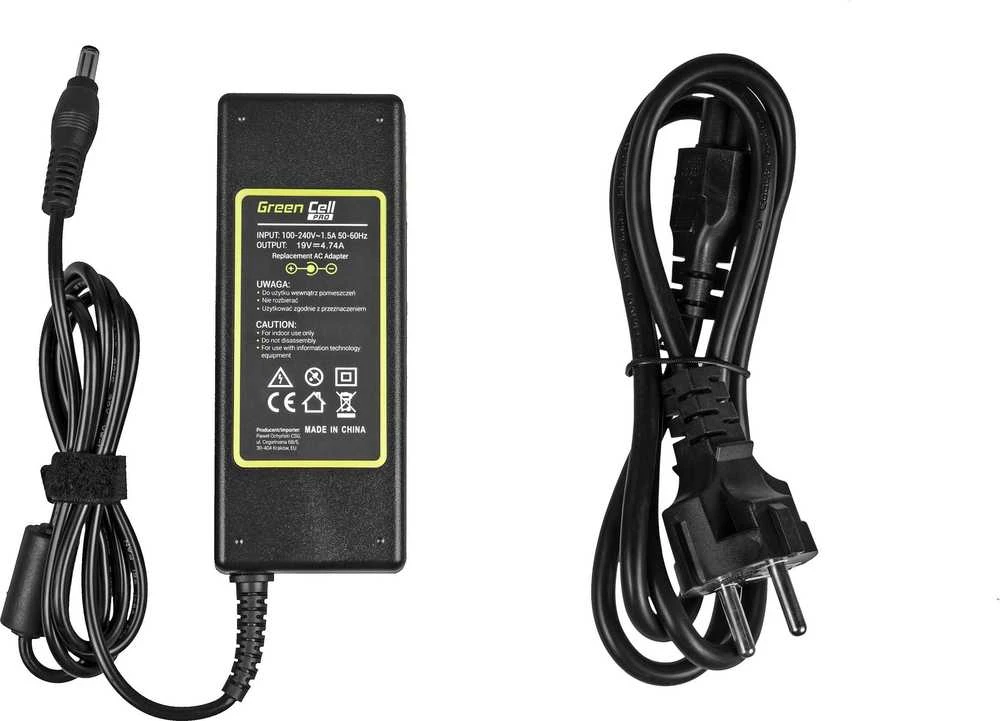Nešiojamų kompiuterių įkroviklis Greencell AD27AP PRO 90W 19V Toshiba, Asus