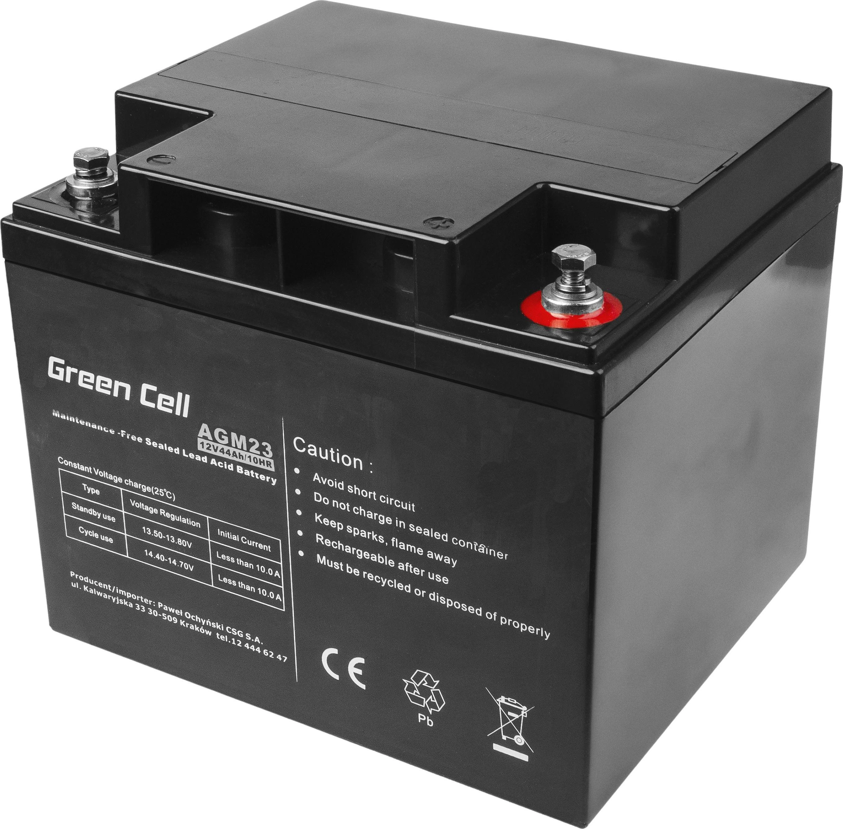 Green Cell Žalias Cell Žalias Cell AGM akumuliatorius 12V 44Ah
